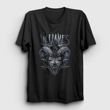 Presmono Unisex Siyah Wild in Flames Sweatshirt