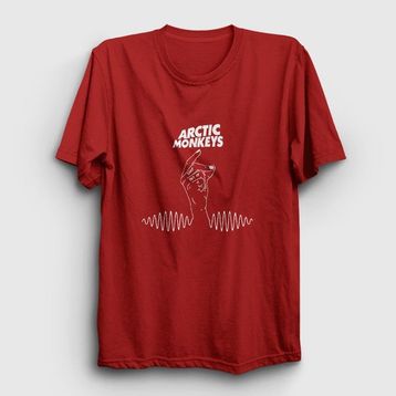 Presmono Unisex Snap Arctic Monkeys Gri T-shirt