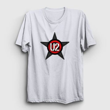 Presmono Unisex Star U2 Mavi T-shirt