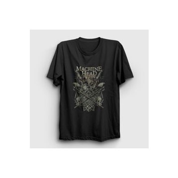 Presmono Viking Machine Head Siyah Unisex T-shirt