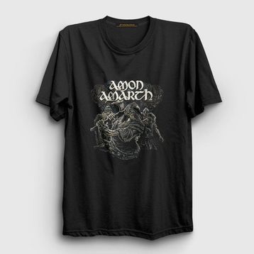 Presmono Vikings Amon Amarth Siyah Unisex T-Shirt
