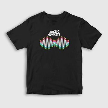 Presmono Wave Arctic Monkeys Unisex Çocuk T-Shirt