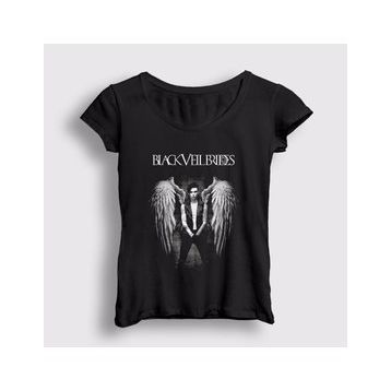 Presmono Wings Veil Brides Kadın T-shirt