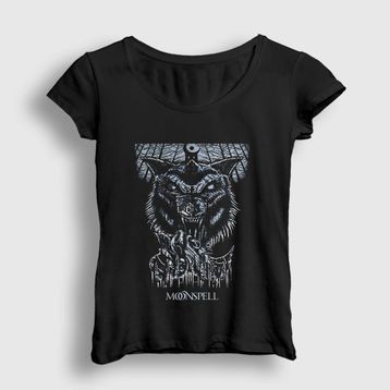Presmono Wolf Moonspell Kadın T-shirt