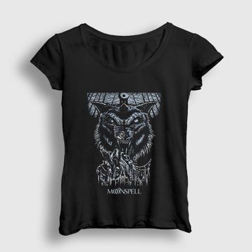 Presmono Wolf Moonspell Kadın T-shirt