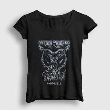 Presmono Wolf Moonspell Kadın T-shirt