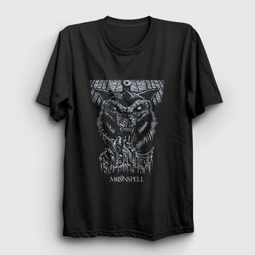 Presmono Wolf Moonspell Kadın T-shirt