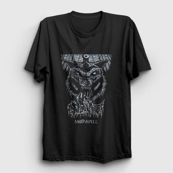 Presmono Wolf Moonspell Kadın T-shirt