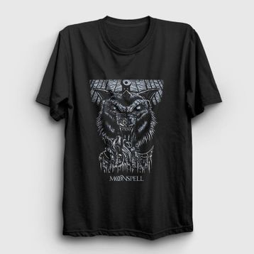 Presmono Wolf Moonspell Kadın T-shirt