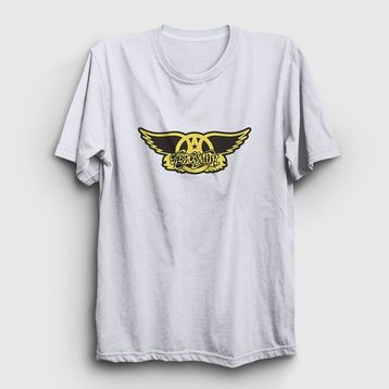 Presmono Yellow Aerosmith Kadın Tshirt