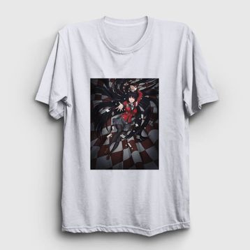 Presmono Yumeko Anime Kakegurui Siyah Unisex T-shirt