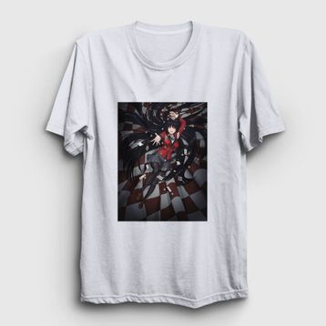 Presmono Yumeko Anime Kakegurui Siyah Unisex T-shirt
