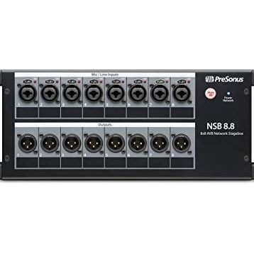 PreSonus NSB 8.8 Stage Box 8x8 AVB Networked Stage Box
