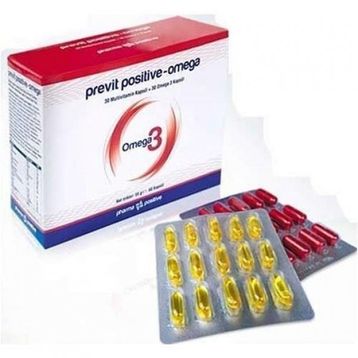 Previt Positive Omega-3 Multivitamin 60 Kapsül