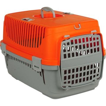 Pribor HZ-100 Kedi Köpek 48x32x30 cm Turuncu Gri Evcil Hayvan Taşıma Çantası