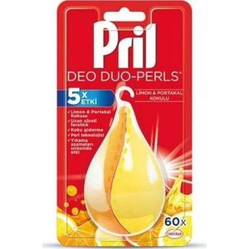 Pril Deo Pearls Limon Kokulu 17 gr Bulaşık Makinesi Koku Giderici