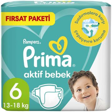 Prima Aktif Bebek No:6 Ekstra Large Bebek Bezi