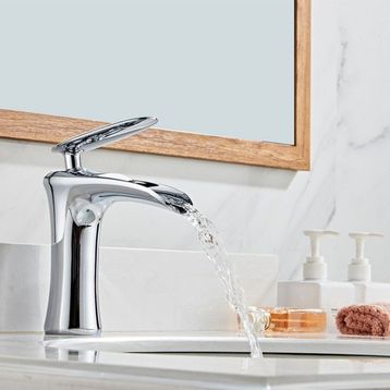 Prima Krom Şelale Lavabo Bataryası