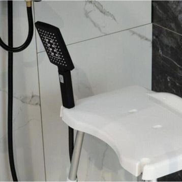 Prima Nova Apollo Duşlu Beyaz Banyo Taburesi