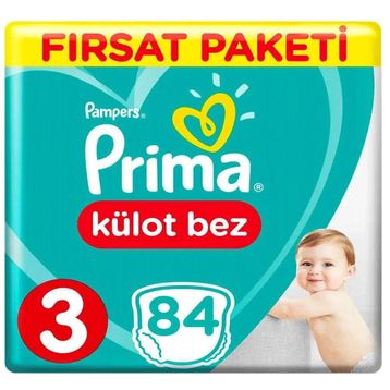 Prima Pants No:3 Midi 84 Adet Külot Bebek Bezi