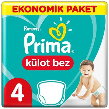 Prima Pants No:4 Maxi 44 Adet Külot Bebek Bezi
