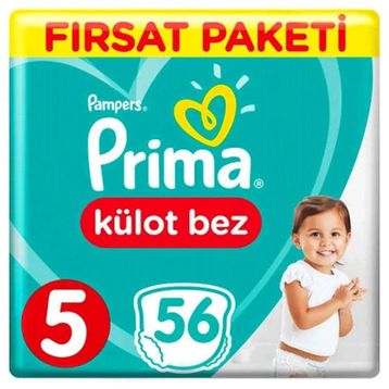 Prima Pants No:5 Junior 56 Adet Külot Bebek Bezi