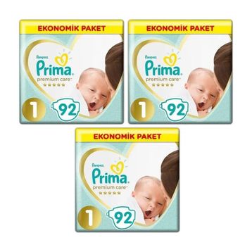 Prima Premium Care No:1 Yenidoğan 276 Adet Bebek Bezi