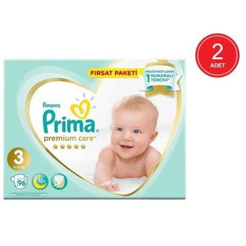Prima Premium Care No:3 Midi 192 Adet Bebek Bezi
