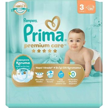 Prima Premium Care No:3 Midi 78 Adet Bebek Bezi