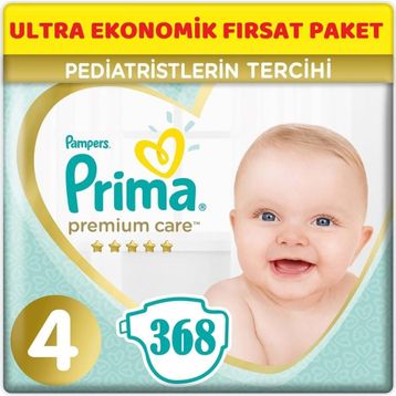Prima Premium Care No:4 Maxi 368 Adet Bebek Bezi