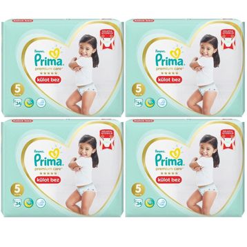 Prima Premium Care No:5 Junior 136 Adet Külot Bebek Bezi