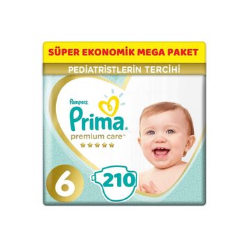 Prima Premium Care No:6 XLarge 210 Adet Bebek Bezi