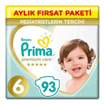 Prima Premium Care No:6 XLarge 93 Adet Bebek Bezi