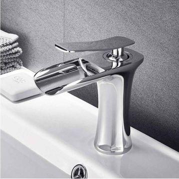 Prima TBŞELLK-01 Şelale Krom Banyo Lavabo Bataryası