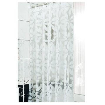 Primanova 180x200 PVC Lotus Tek Kanat Banyo Duş Perdesi