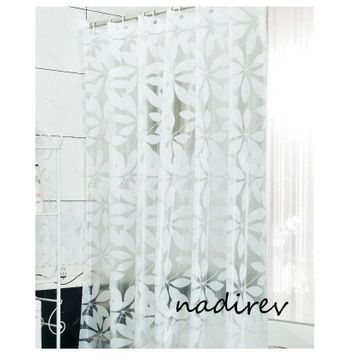 Primanova 180x200 PVC Lotus Tek Kanat Banyo Duş Perdesi