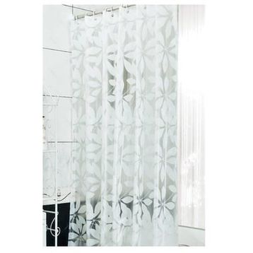 Primanova 180x200 PVC Lotus Tek Kanat Banyo Duş Perdesi
