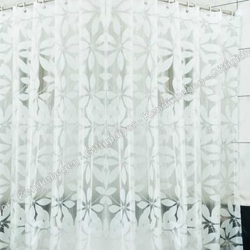 Primanova 180x200 PVC Lotus Tek Kanat Banyo Duş Perdesi
