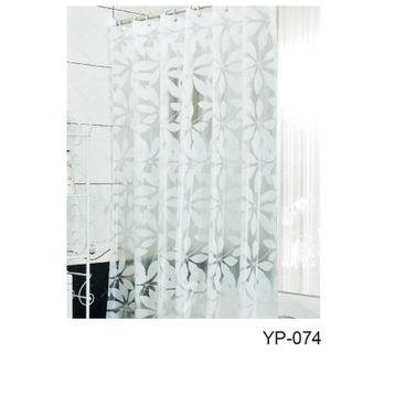 Primanova 180x200 PVC Lotus Tek Kanat Banyo Duş Perdesi