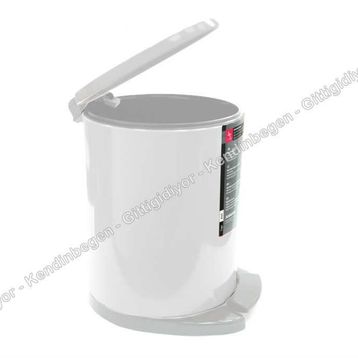 Primanova Cigo Beyaz 6 lt Çöp Kovası