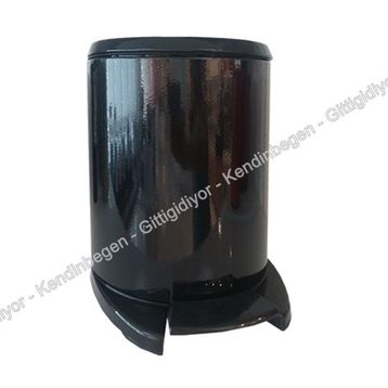 Primanova Cigo M-E41-06-06 Siyah Pedallı Çöp Kovası