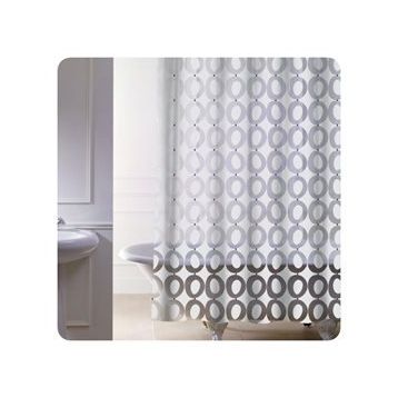 Primanova Half Moon Çift Kanat Banyo Perdesi