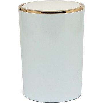 Primanova Lenox Beyaz 6 lt Çöp Kovası
