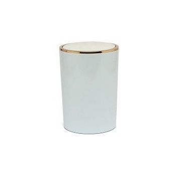 Primanova Lenox Beyaz Altın 6 lt Çöp Kovası