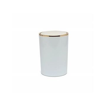 Primanova M-E35-06-A Lenox Siyah Altın Çöp Kovası