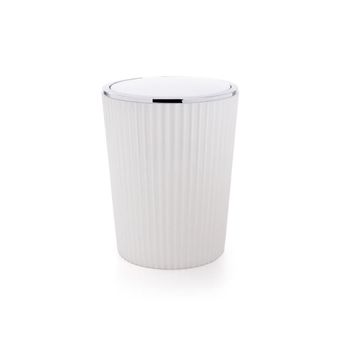 Primanova M-SA17-01 Beyaz Krom Nely Çöp Kovası