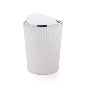 Primanova M-SA17-01 Beyaz Krom Nely Çöp Kovası