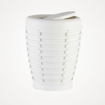 Primanova Palm Beyaz 5 Litre Çöp Kovası