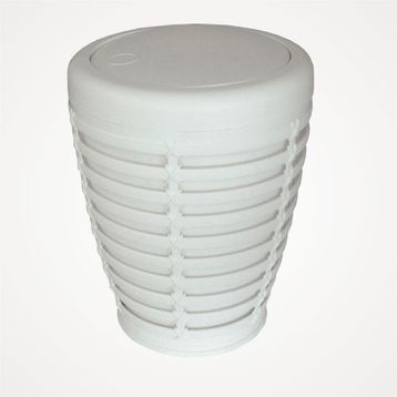 Primanova Palm Beyaz 5 Litre Çöp Kovası