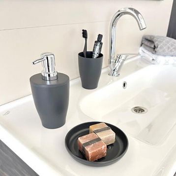 Primanova Pure Gri 3'lü Banyo Seti